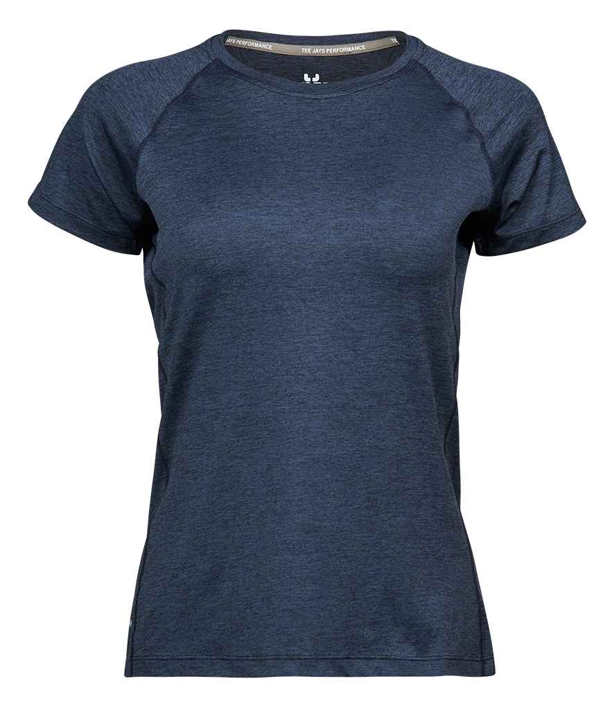 Tee Jays Ladies CoolDry™ T-Shirt | Navy Melange
