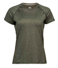 Tee Jays Ladies CoolDry™ T-Shirt | Olive Melange
