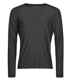 Tee Jays Long Sleeve CoolDry™ T-Shirt | Black Melange