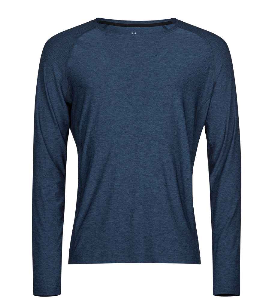 Tee Jays Long Sleeve CoolDry™ T-Shirt | Navy Melange