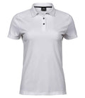 Tee Jays Ladies Luxury Sport Polo Shirt | White