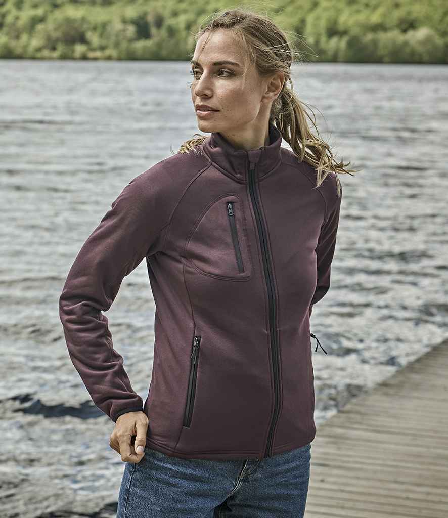 Tee Jays Ladies Stretch Fleece Jacket | Grape