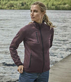 Tee Jays Ladies Stretch Fleece Jacket | Grape