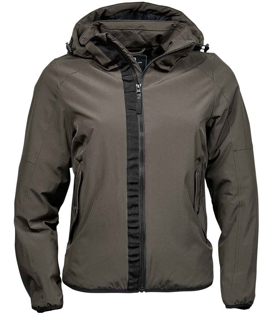 Tee Jays Ladies Urban Adventure Shell Jacket | Dark Olive