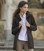 Tee Jays Ladies All Weather Parka Jacket | Black