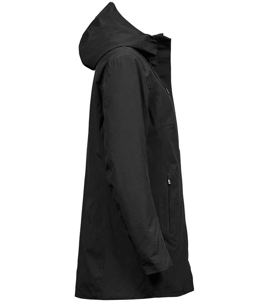 Tee Jays Ladies All Weather Parka Jacket | Black