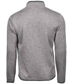 Tee Jays Knitted Outdoor Fleece Jacket | Grey Melange