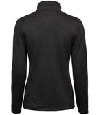 Tee Jays Ladies Knitted Outdoor Fleece Jacket | Black