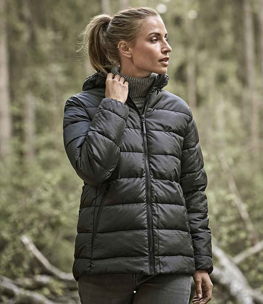 Tee Jays Ladies Lite Hooded Jacket | Black