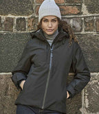 Tee Jays Ladies All Weather Winter Jacket | Black