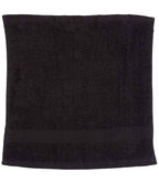 Towel City Luxury Face Cloth | Black