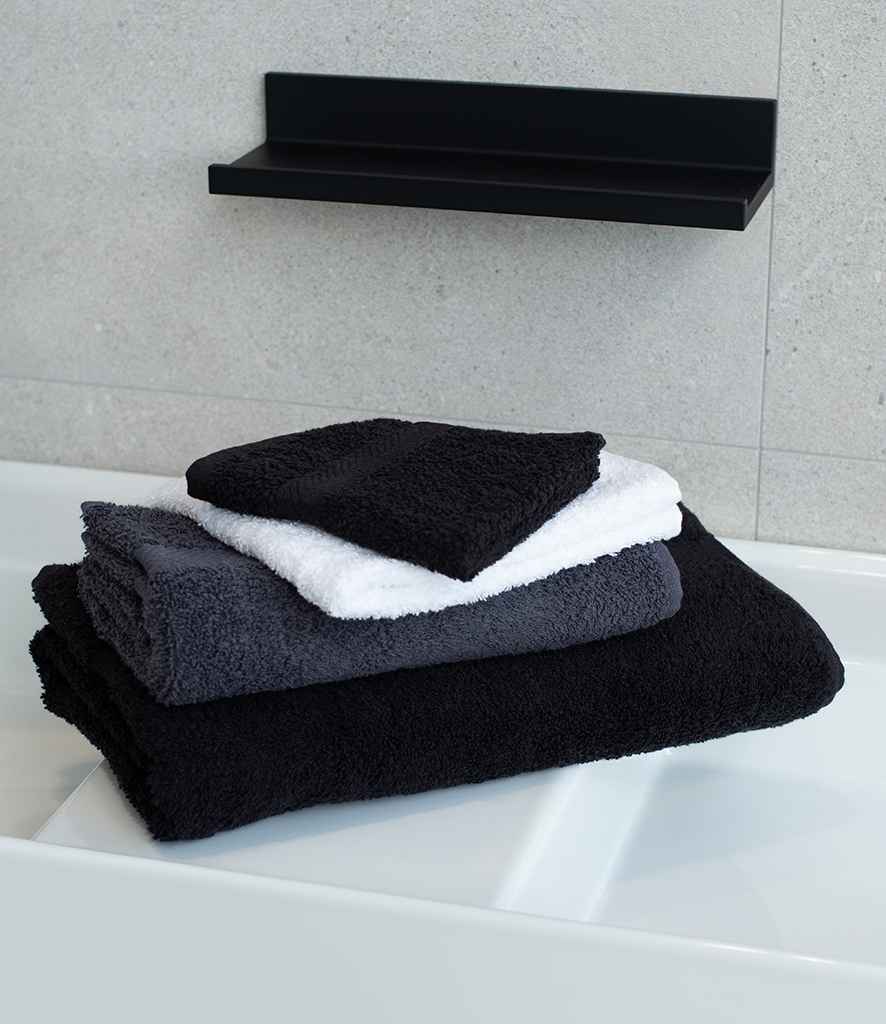 Towel City Luxury Face Cloth | Black