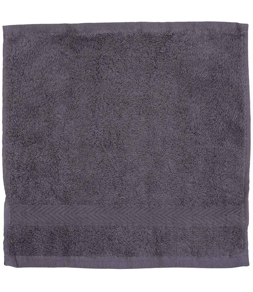Towel City Luxury Face Cloth | Steel Grey