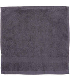 Towel City Luxury Face Cloth | Steel Grey