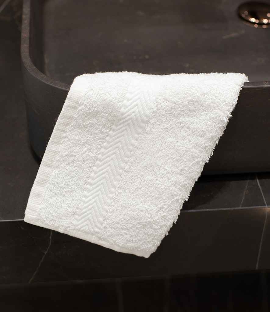 Towel City Luxury Face Cloth | White