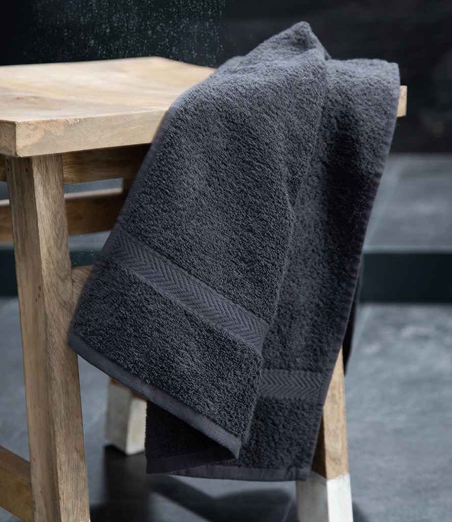 Towel City Luxury Hand Towel | Steel Grey