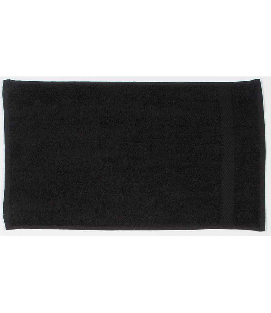 Towel City Luxury Guest Towel | Black