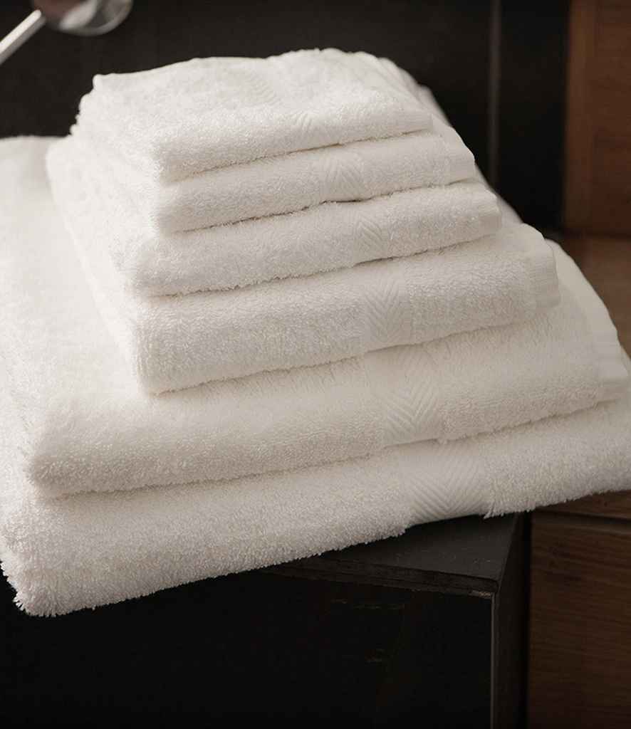 Towel City Luxury Guest Towel | White