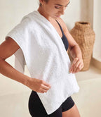 Towel City Luxury Pocket Gym Towel | White