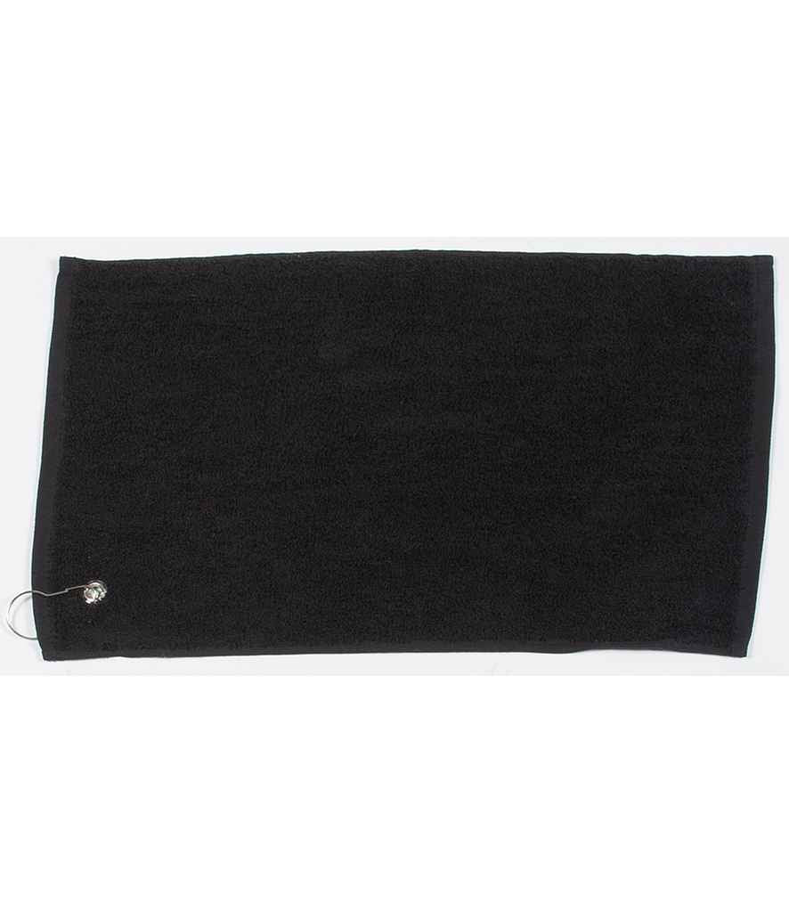 Towel City Luxury Golf Towel | Black