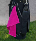 Towel City Luxury Golf Towel | Fuchsia