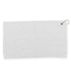 Towel City Luxury Golf Towel | White