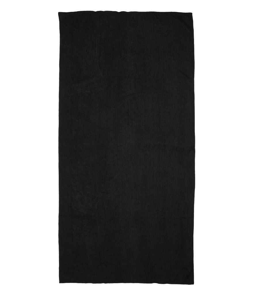 Towel City Microfibre Guest Towel | Black
