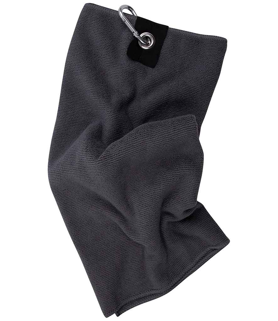 Towel City Microfibre Golf Towel | Steel Grey