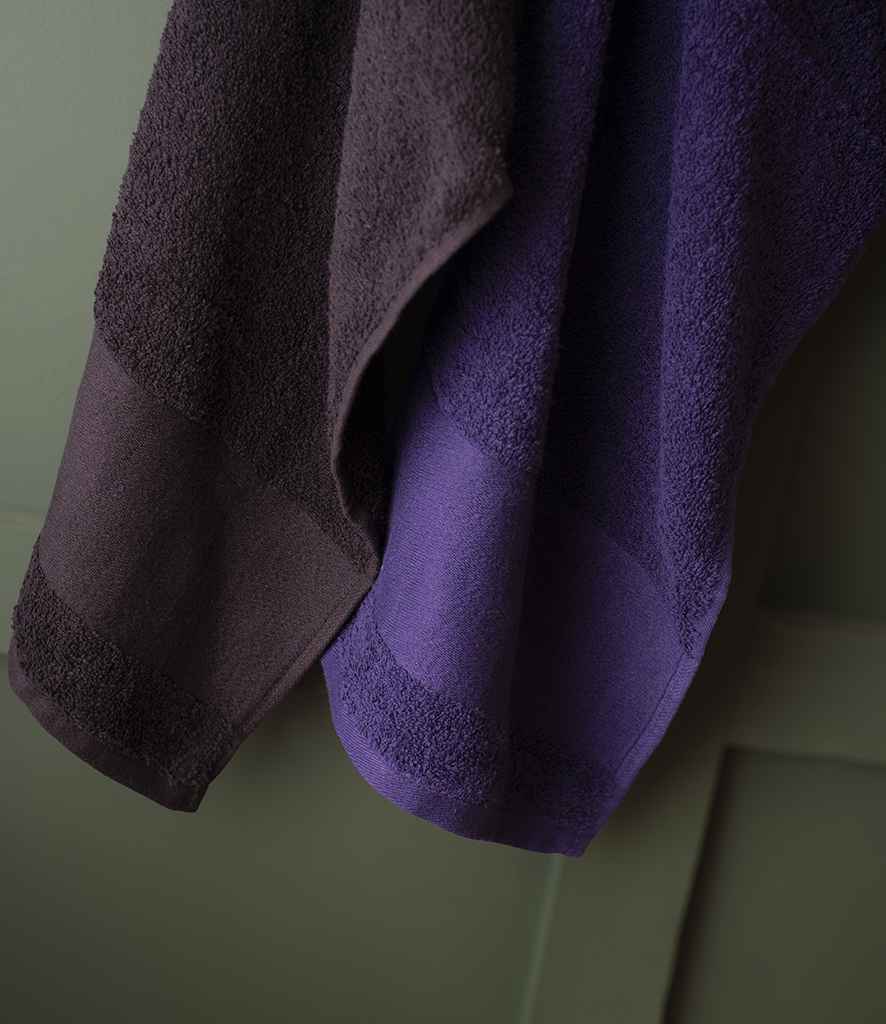 Towel City Printable Border Golf Towel | Black