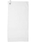 Towel City Printable Border Golf Towel | White