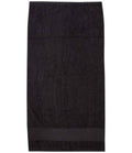 Towel City Printable Border Hand Towel | Black