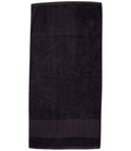 Towel City Printable Border Bath Towel | Black