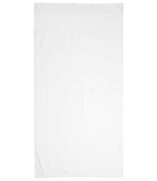 Towel City Printable Border Bath Towel | White