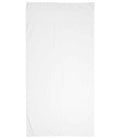 Towel City Printable Border Bath Towel | White