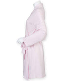 Towel City Ladies Cotton Wrap Robe | Light Pink