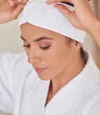 Towel City Beauty Hairband | White