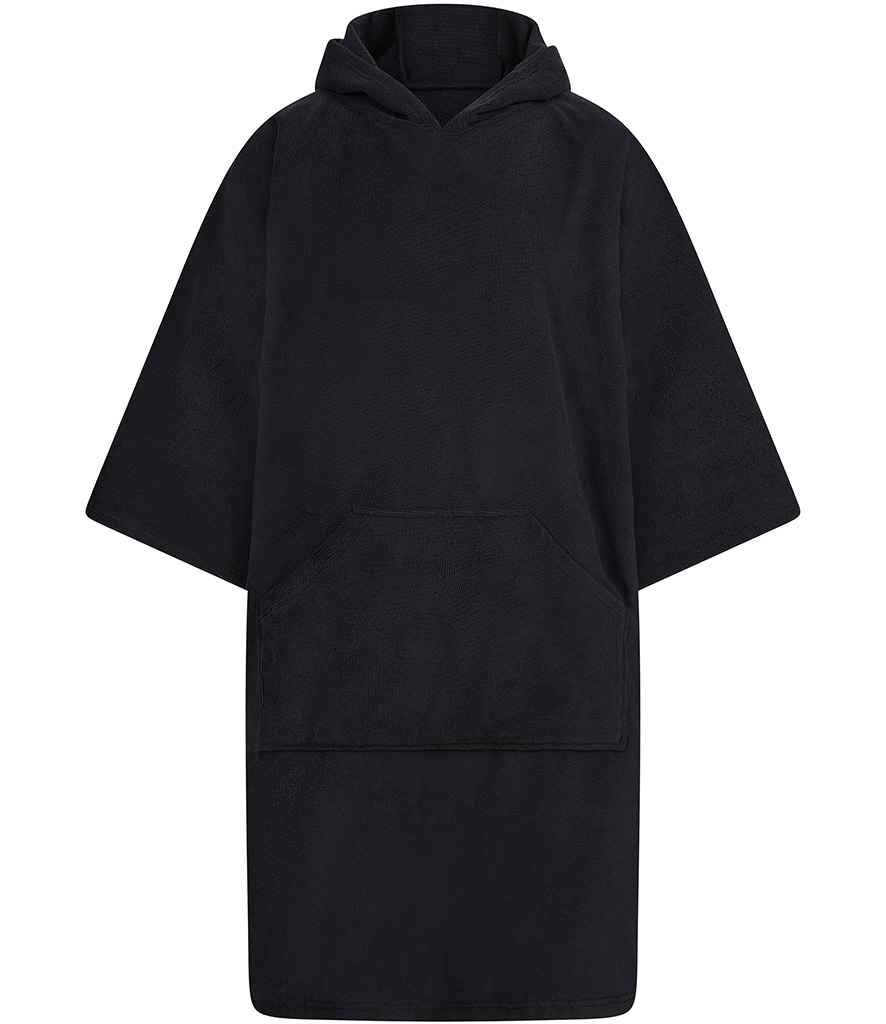 Towel City Adult Poncho | Black