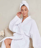 Towel City Hair Wrap | White