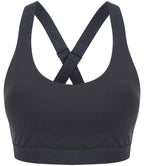 Tombo Medium Impact Core Bra | Charcoal