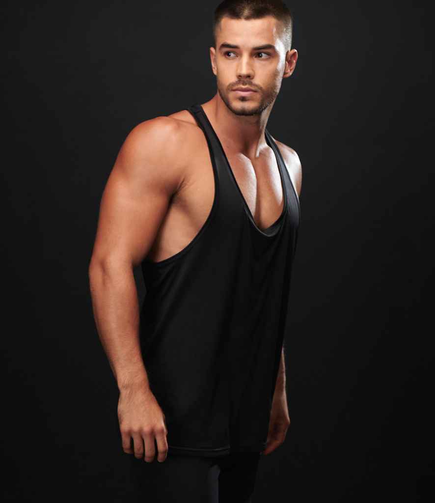 Tombo Muscle Vest | Black