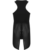 Tombo Ladies Open Back Vest | Black