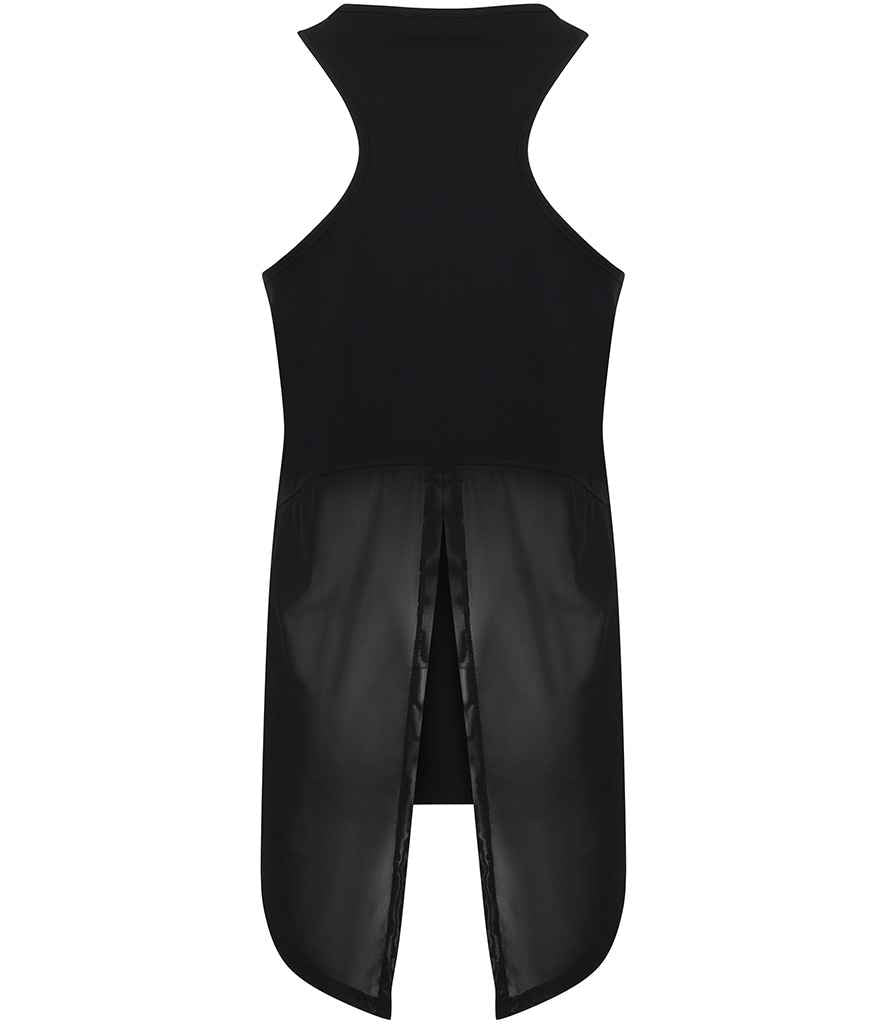 Tombo Ladies Open Back Vest | Black
