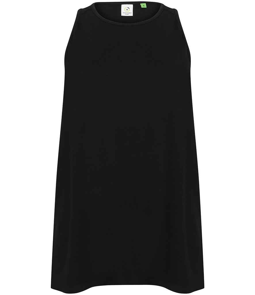Tombo Ladies Open Back Vest | Black