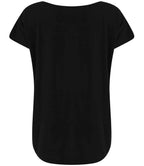 Tombo Scoop Neck T-Shirt | Black