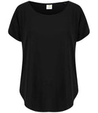 Tombo Scoop Neck T-Shirt | Black