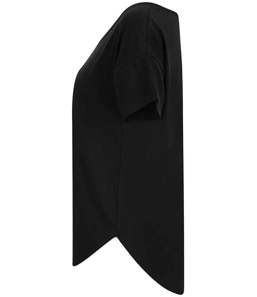 Tombo Scoop Neck T-Shirt | Black
