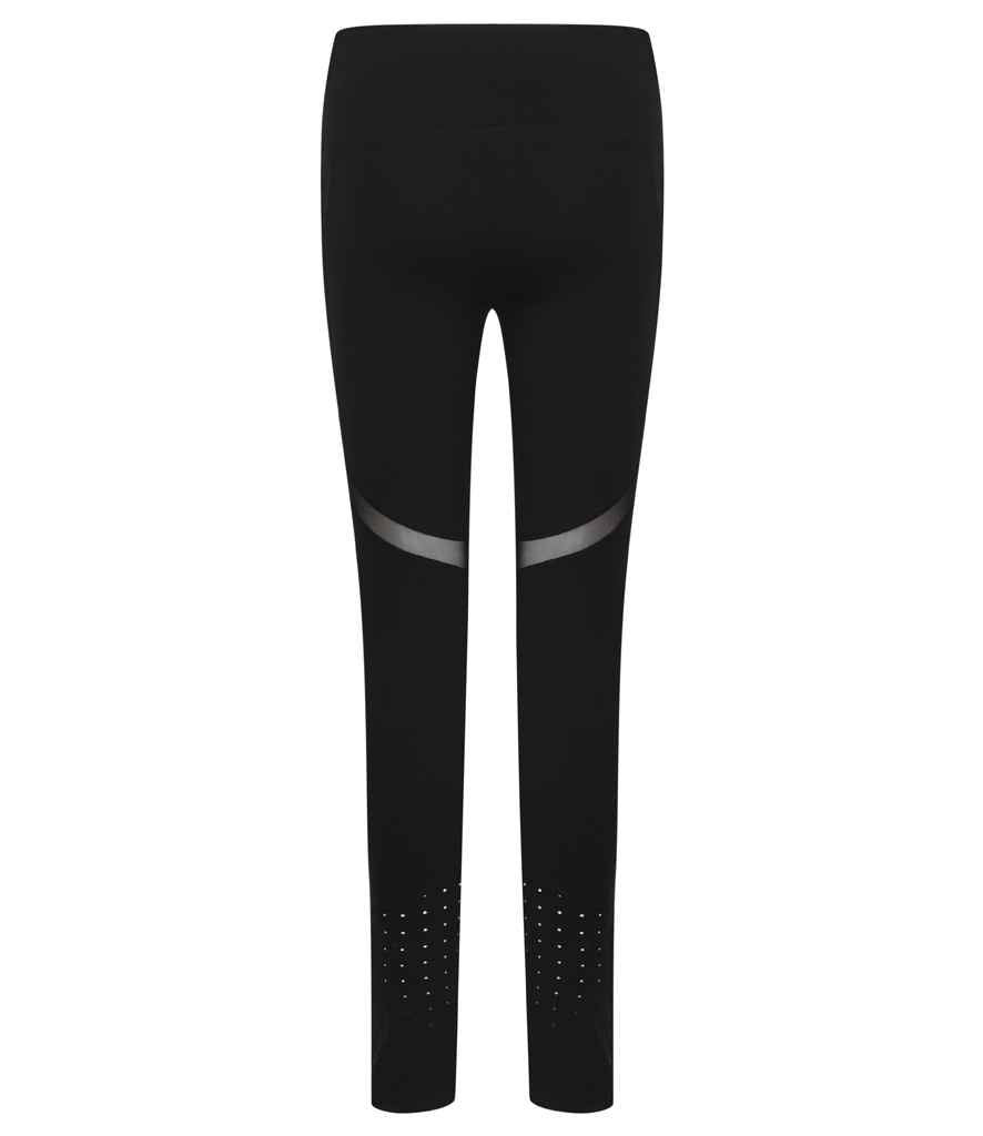 Tombo Ladies Panelled Leggings | Black