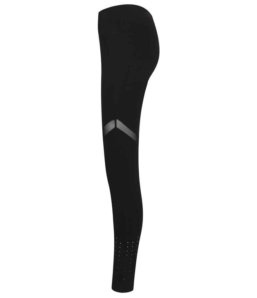 Tombo Ladies Panelled Leggings | Black