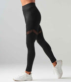 Tombo Ladies Panelled Leggings | Black