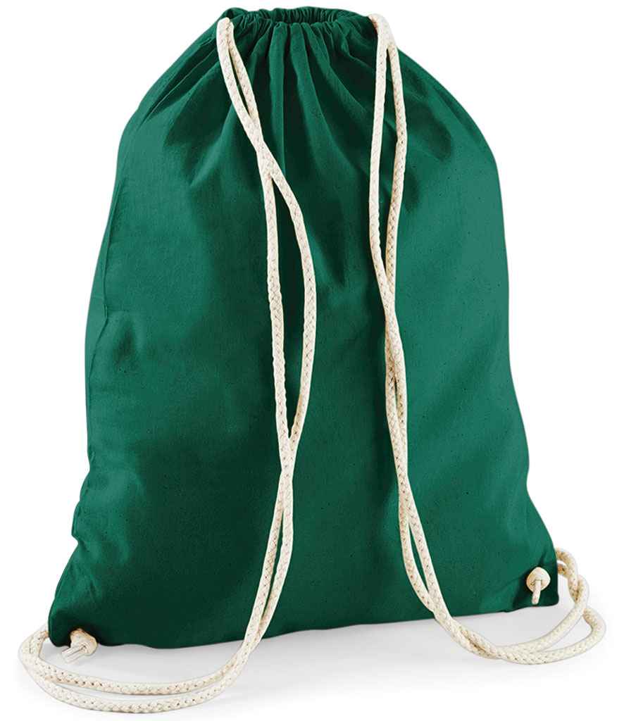 Westford Mill Cotton Gymsac | Bottle Green